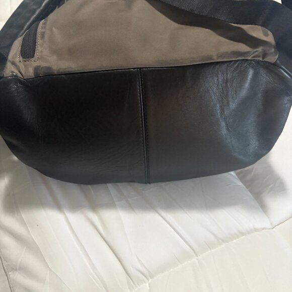 Coach All Terrain Trek Perforated Leather Canvas Unisex Backpack - Picture 10 of 17